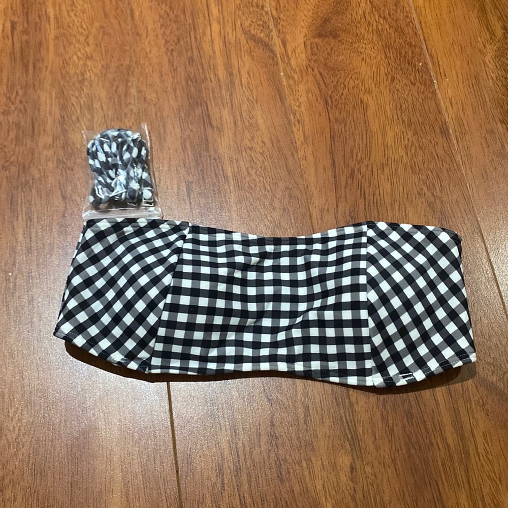 ABERCROMBIE & FITCH BANDEAU PADDED BIKINI TOP